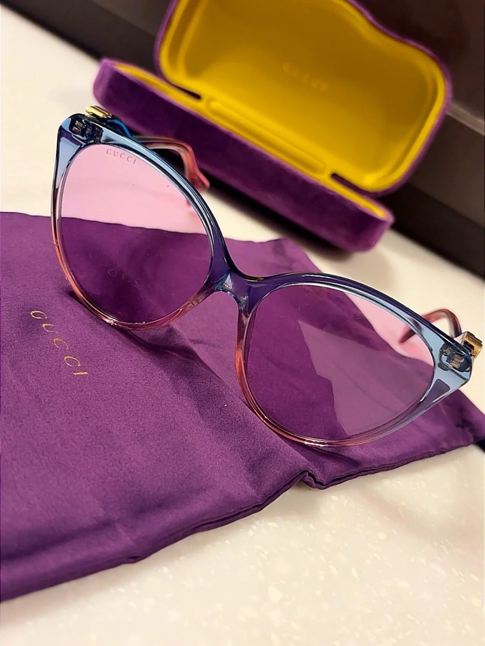 Gucci Women's GG1011S Cat Eye Sunglasses